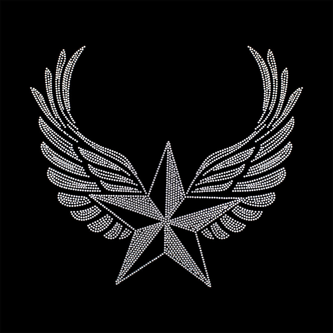 Aplique Alas Estrella Strass BY DELUXE Chile