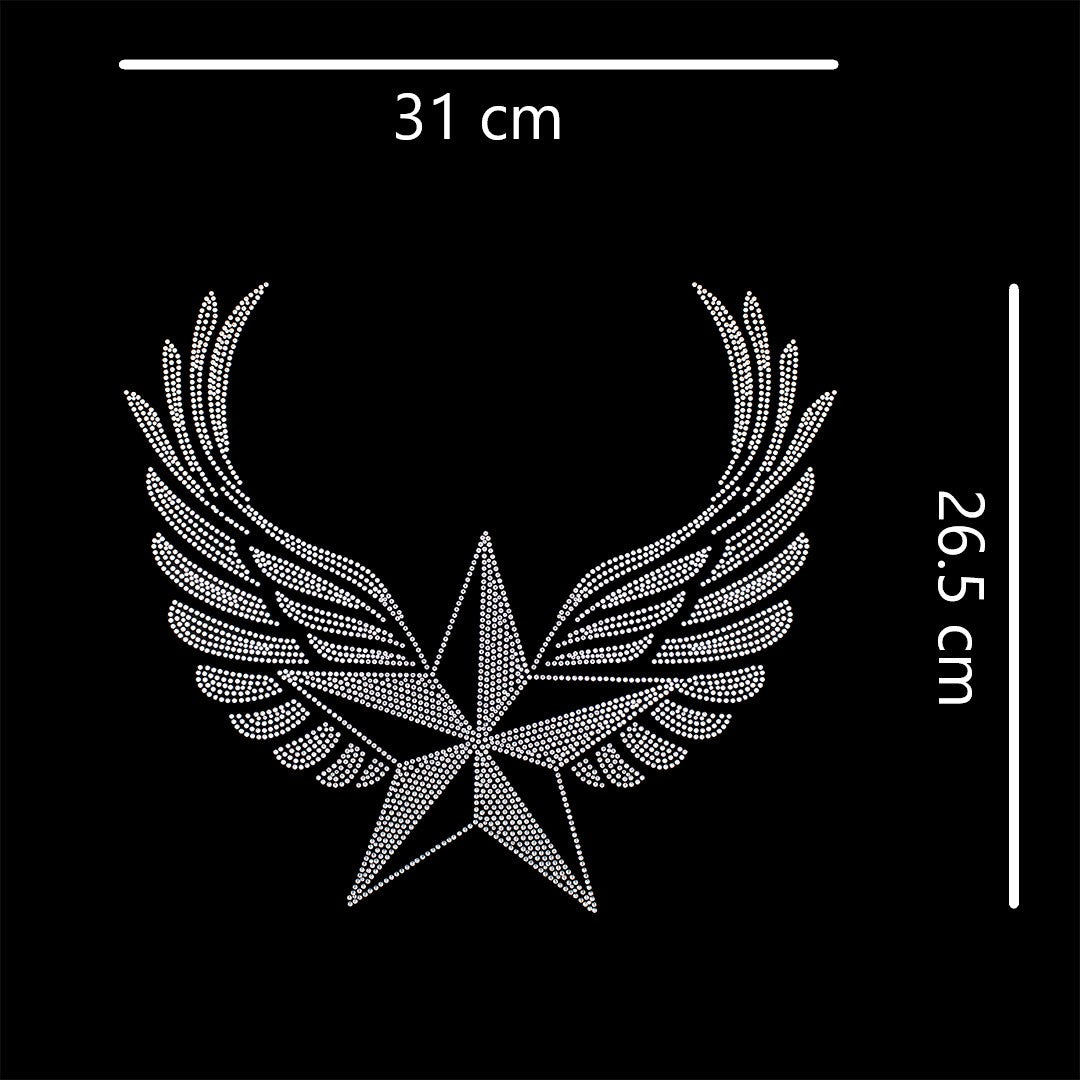Aplique Alas Estrella Strass BY DELUXE Chile