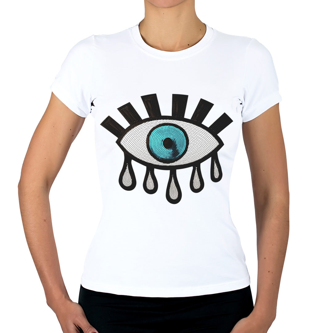 Polera Ojo Turco Grande Lentejuelas BY DELUXE Chile