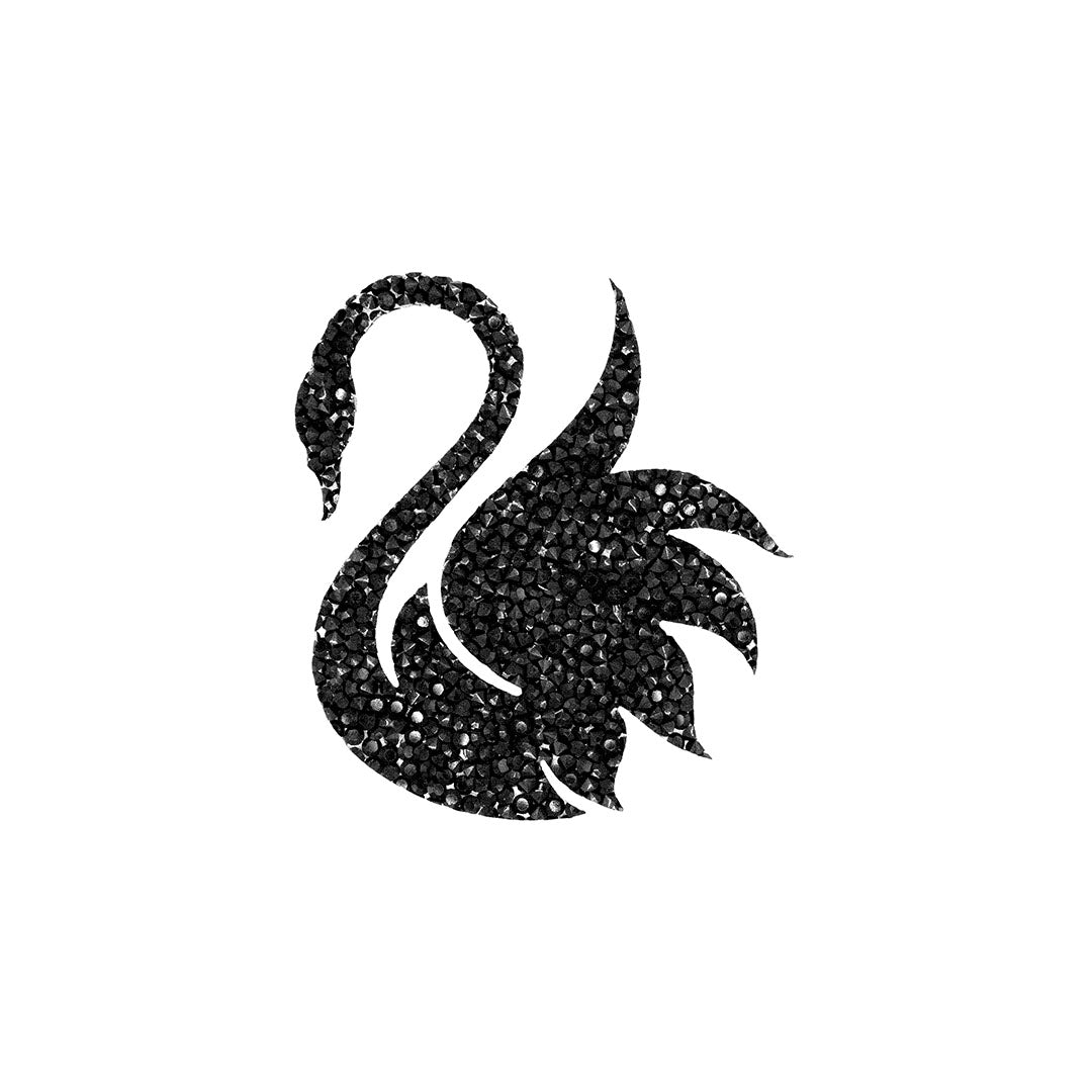 Decoración Cisne Negro Cristales