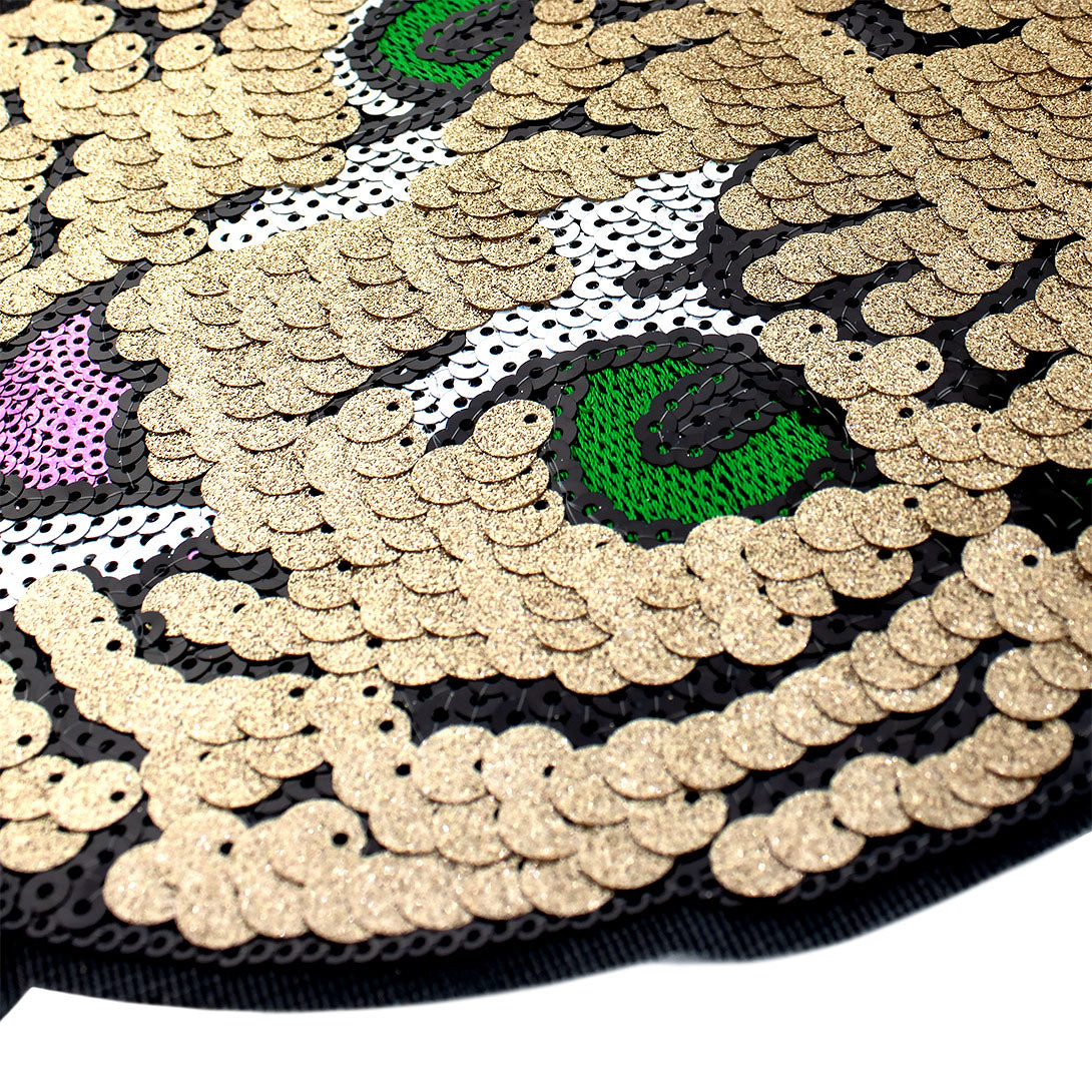 Parche Gata Corona Lentejuelas BY DELUXE Chile