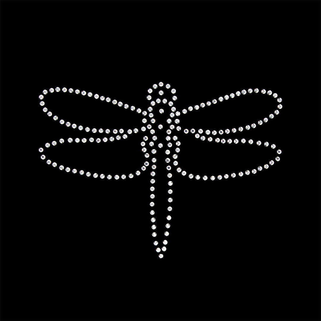 Plantilla 9 Unidades Aplique Libélula Strass
