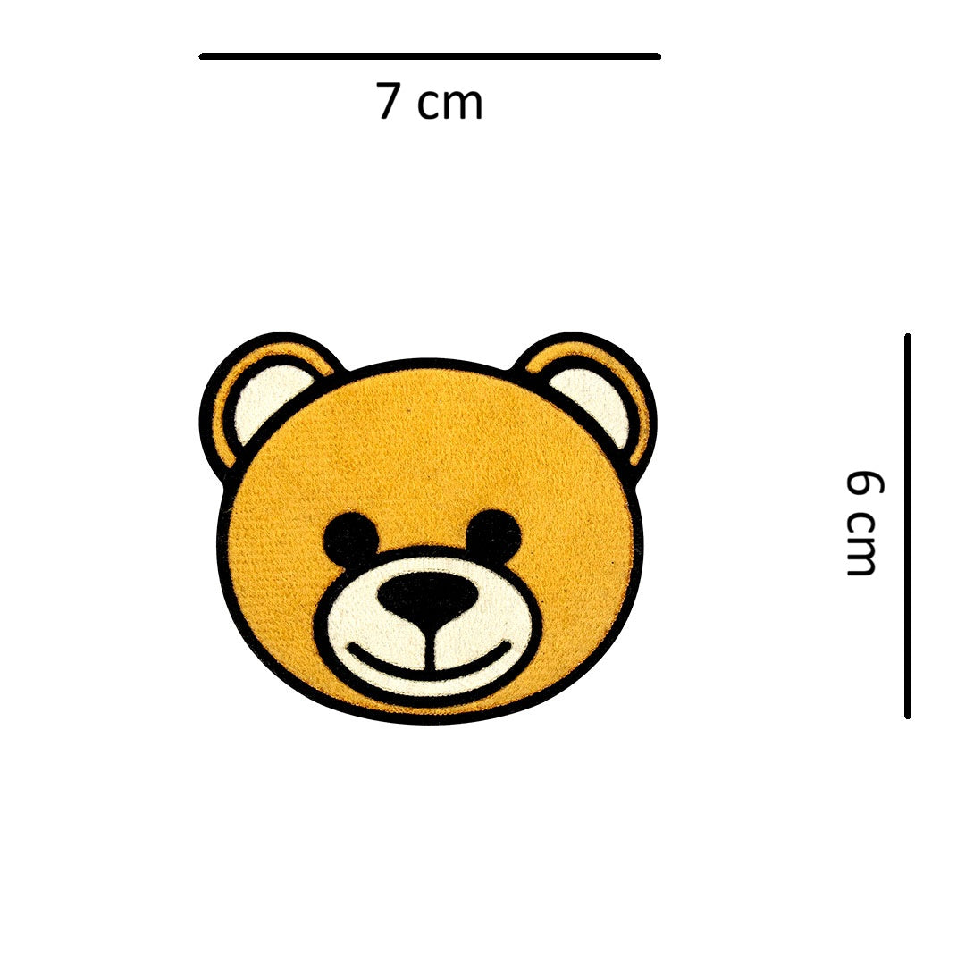 5 Unidades Parche Oso Felpa