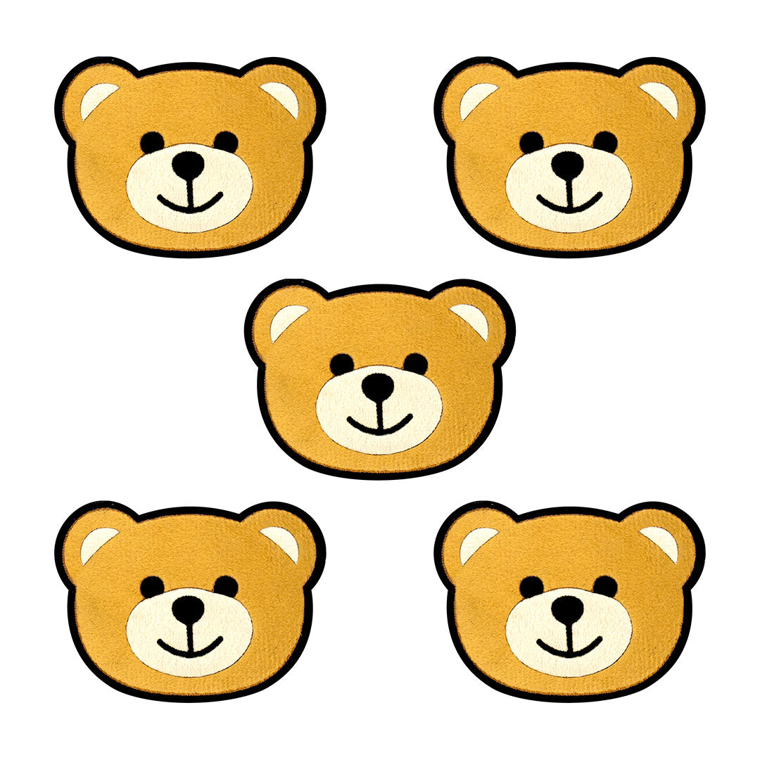5 Unidades Parche Oso Felpa 2