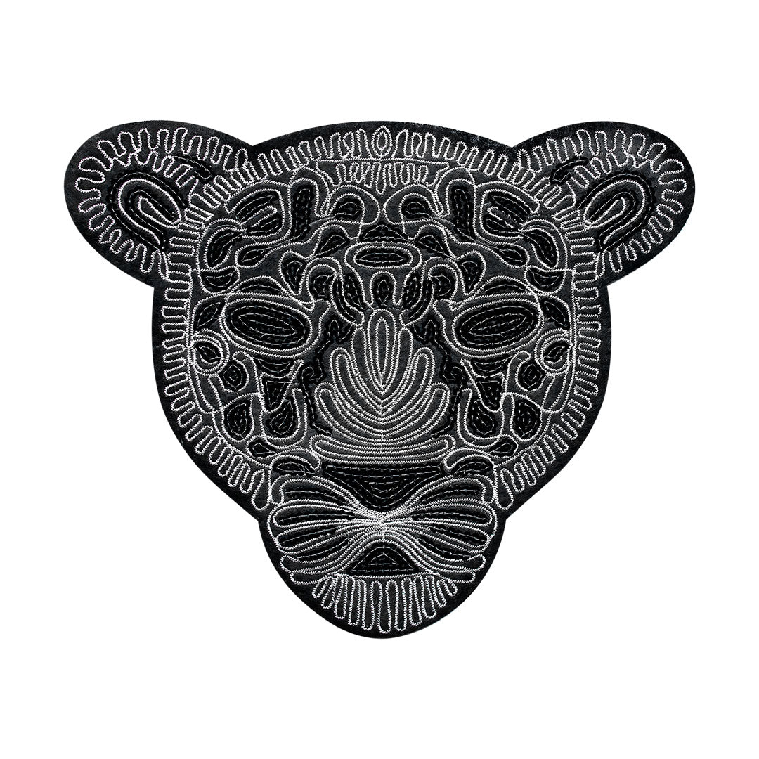 Parche Pantera Negra Grande Bordada Lentejuelas BY DELUXE Chile