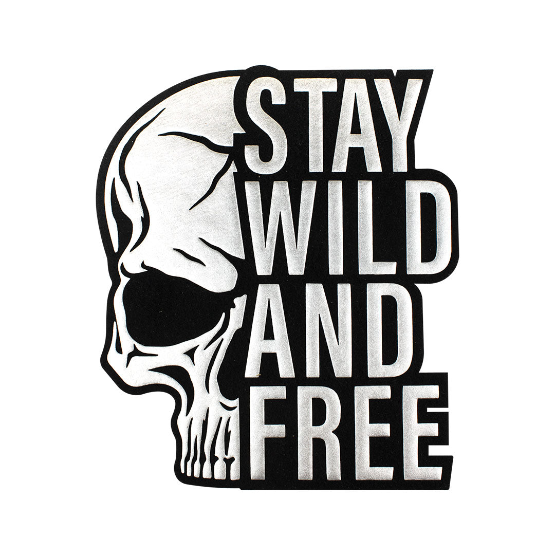 Parche Calavera SWAF Brillante 3D BY DELUXE Chile