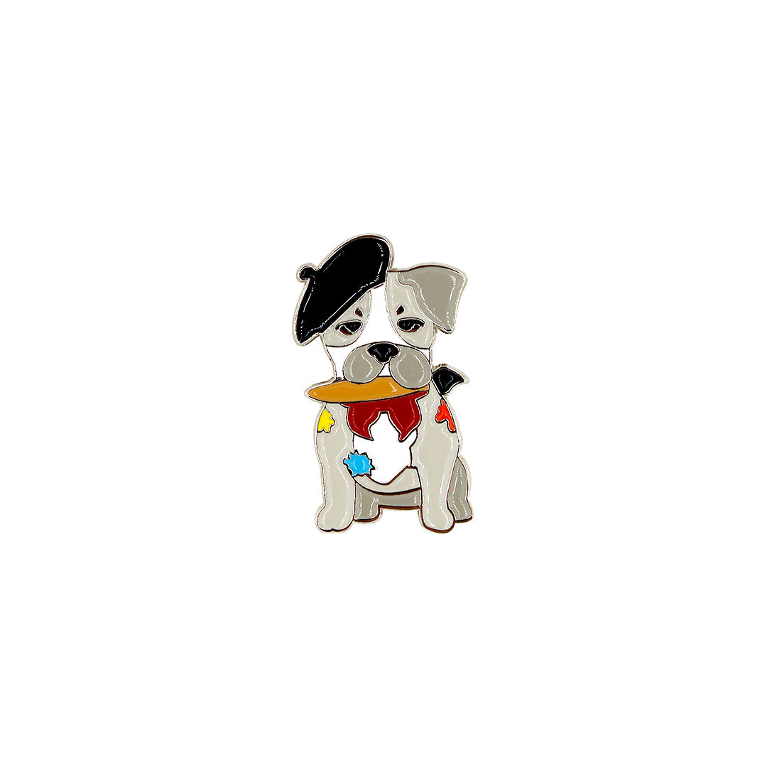 Pin Perro Pintor BY DELUXE Chile