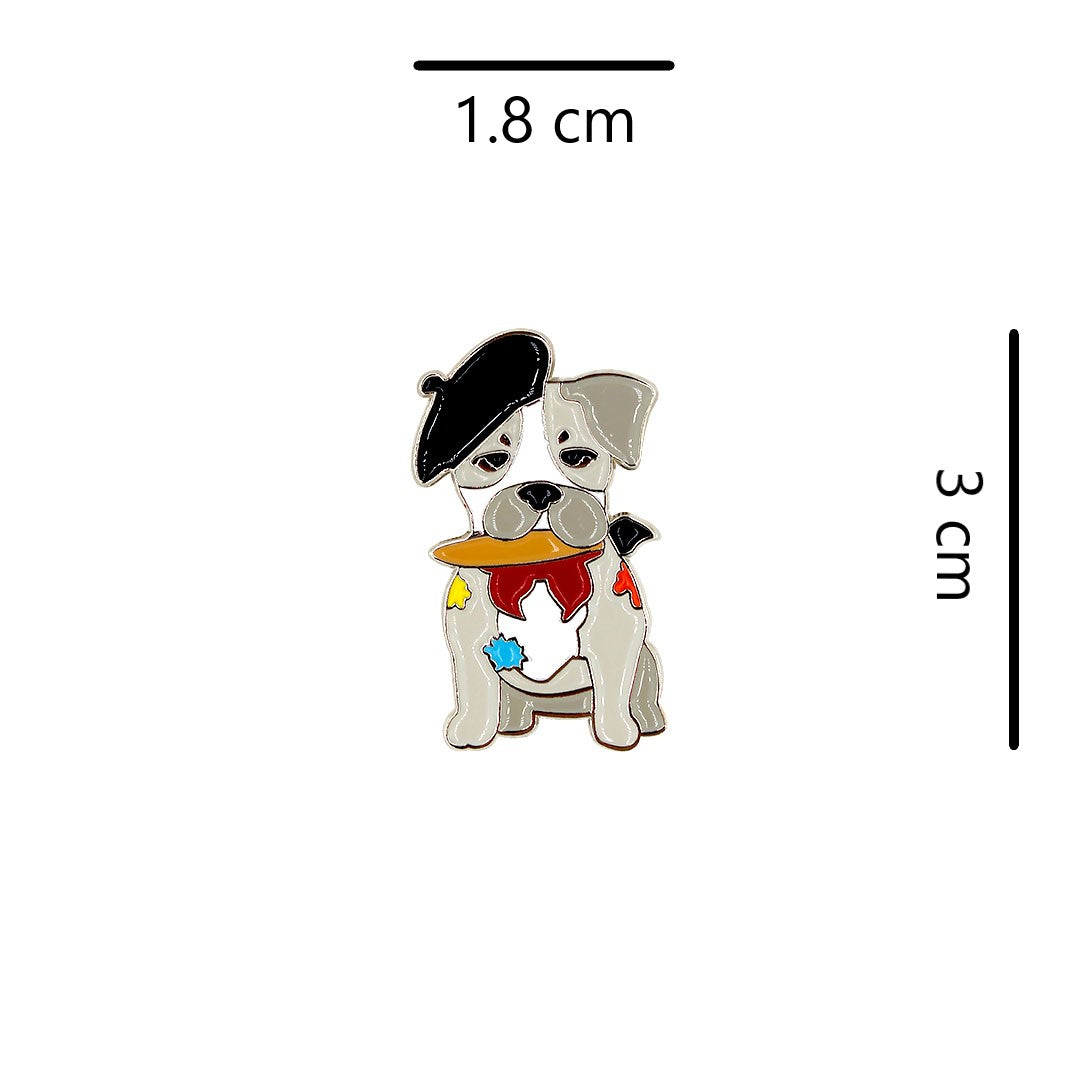 Pin Perro Pintor BY DELUXE Chile