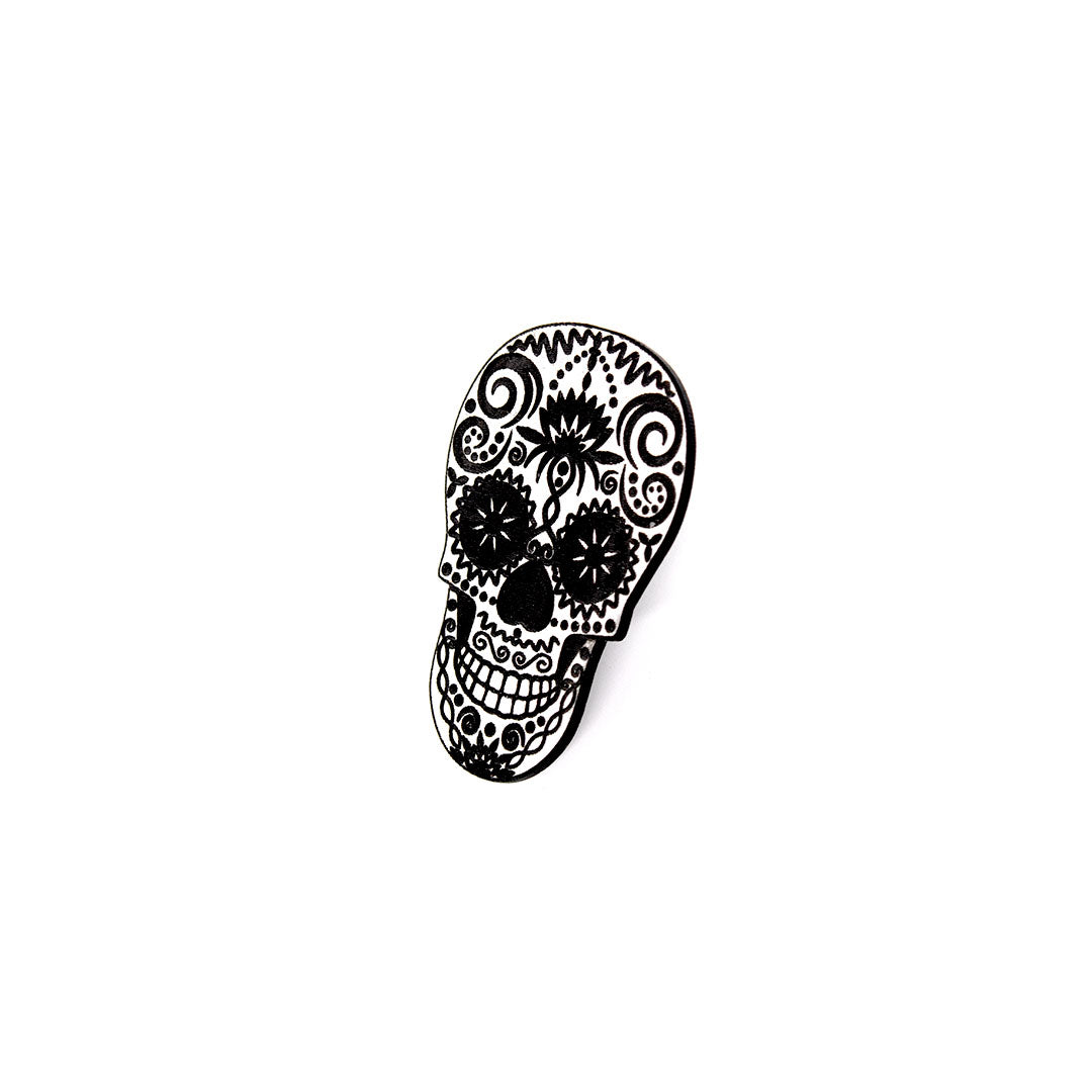 Pin Catrina Plateada 2 Acrílico