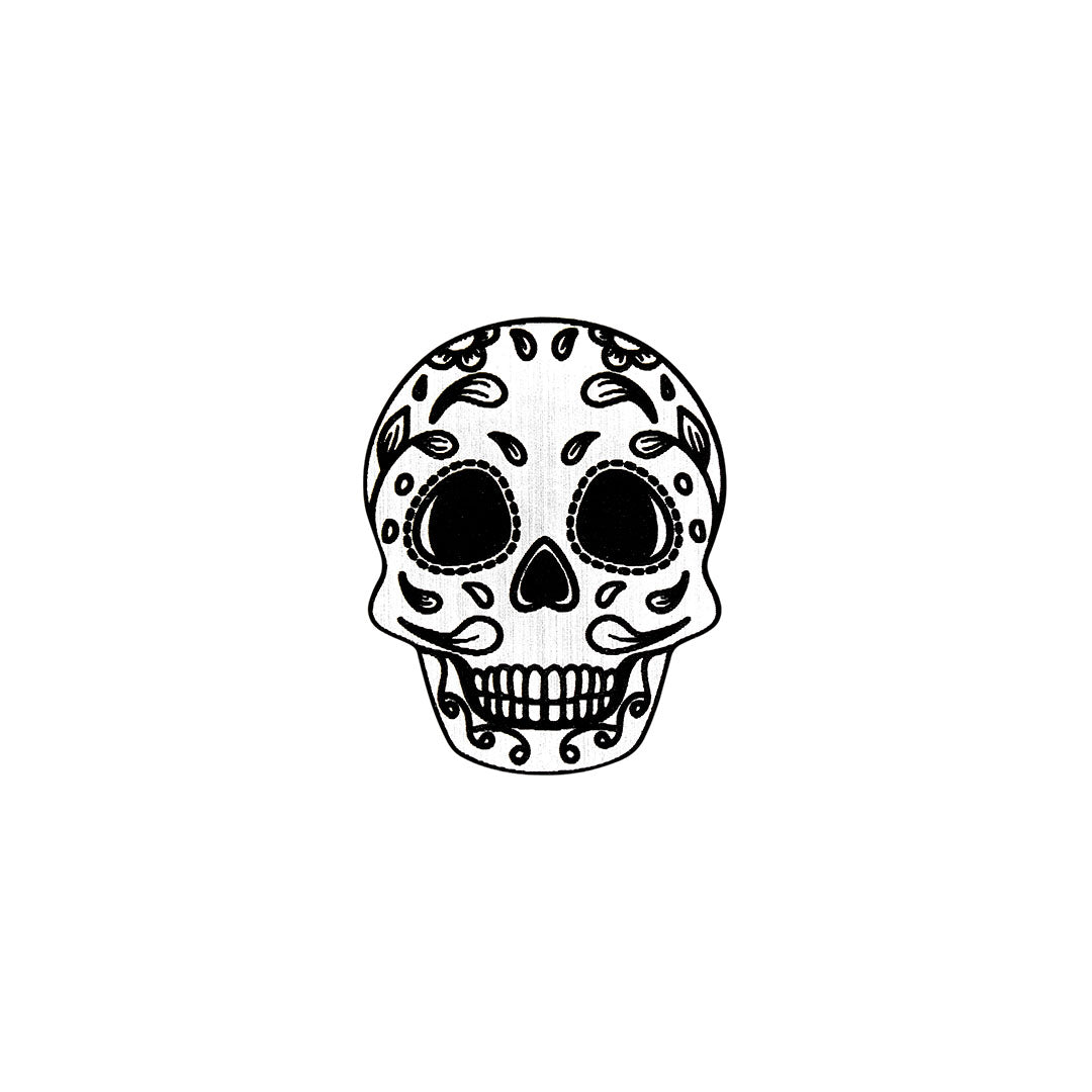 Pin Catrina Plateada Acrílico