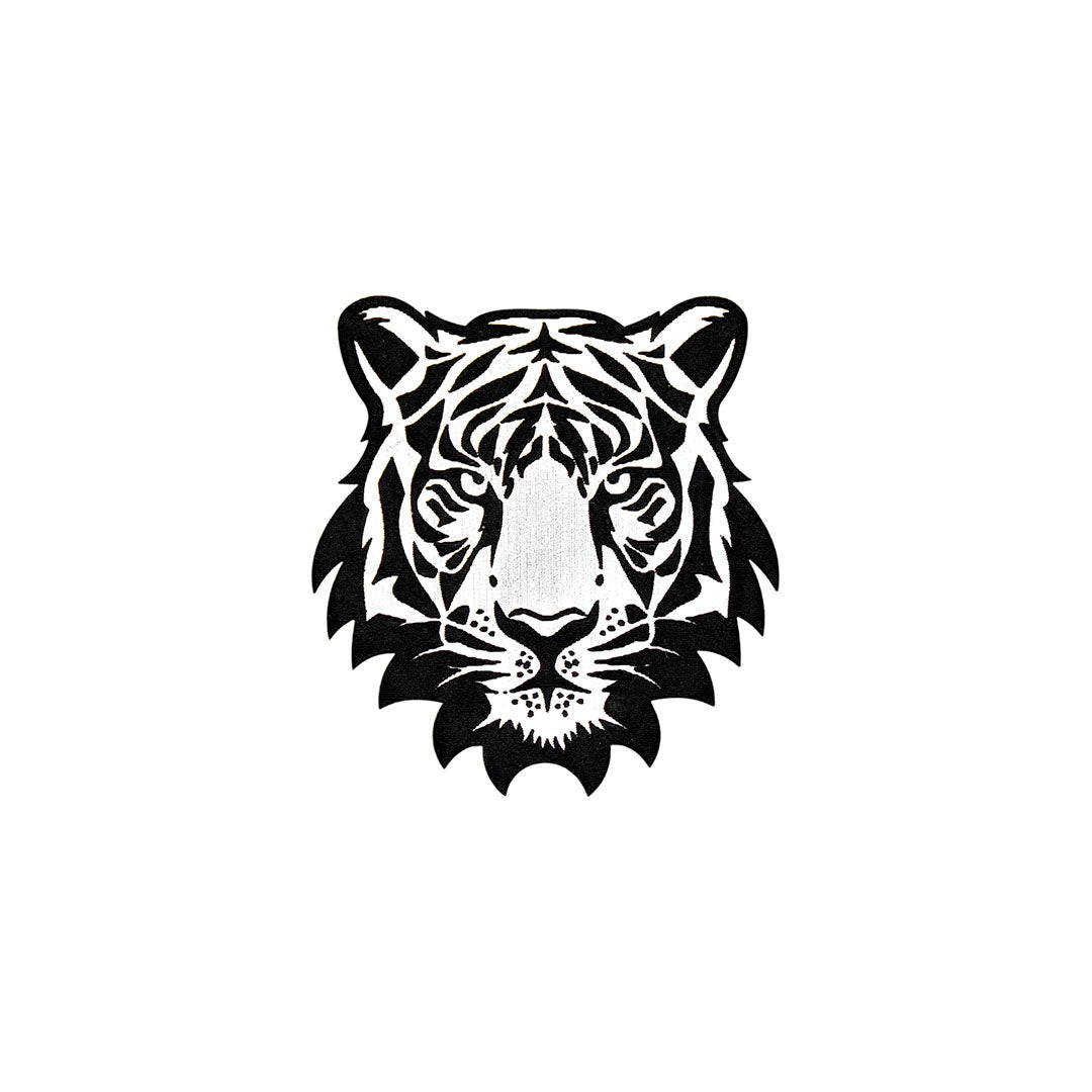 Pin Tigre Plateado Acrílico