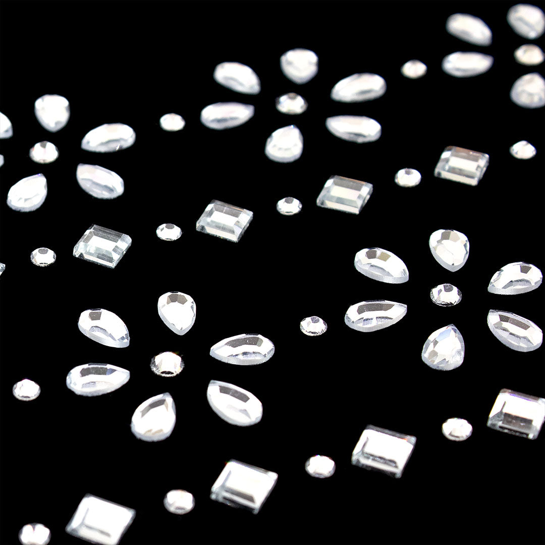 Aplique Flores Strass BY DELUXE Chile