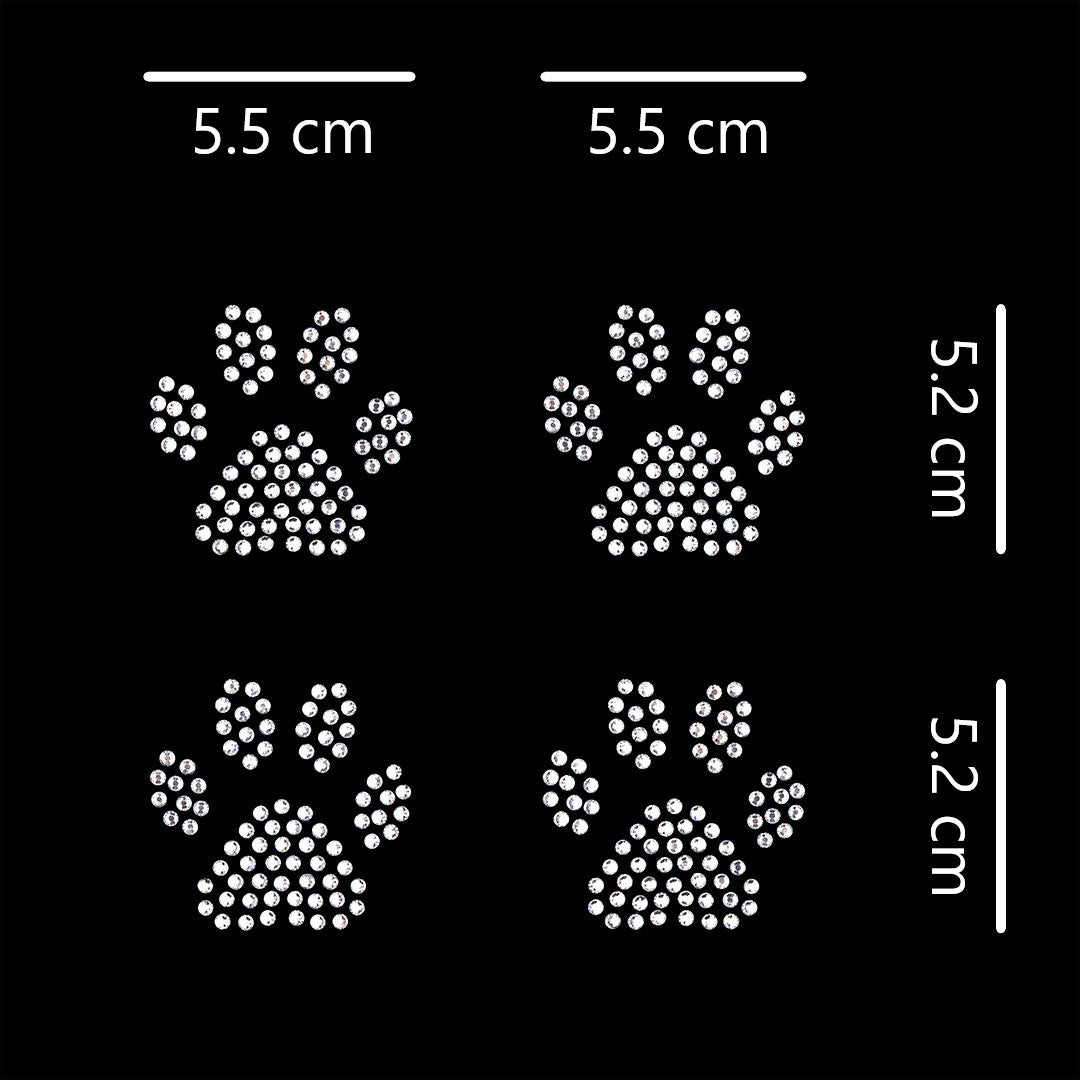 Aplique Huellitas Strass BY DELUXE Chile