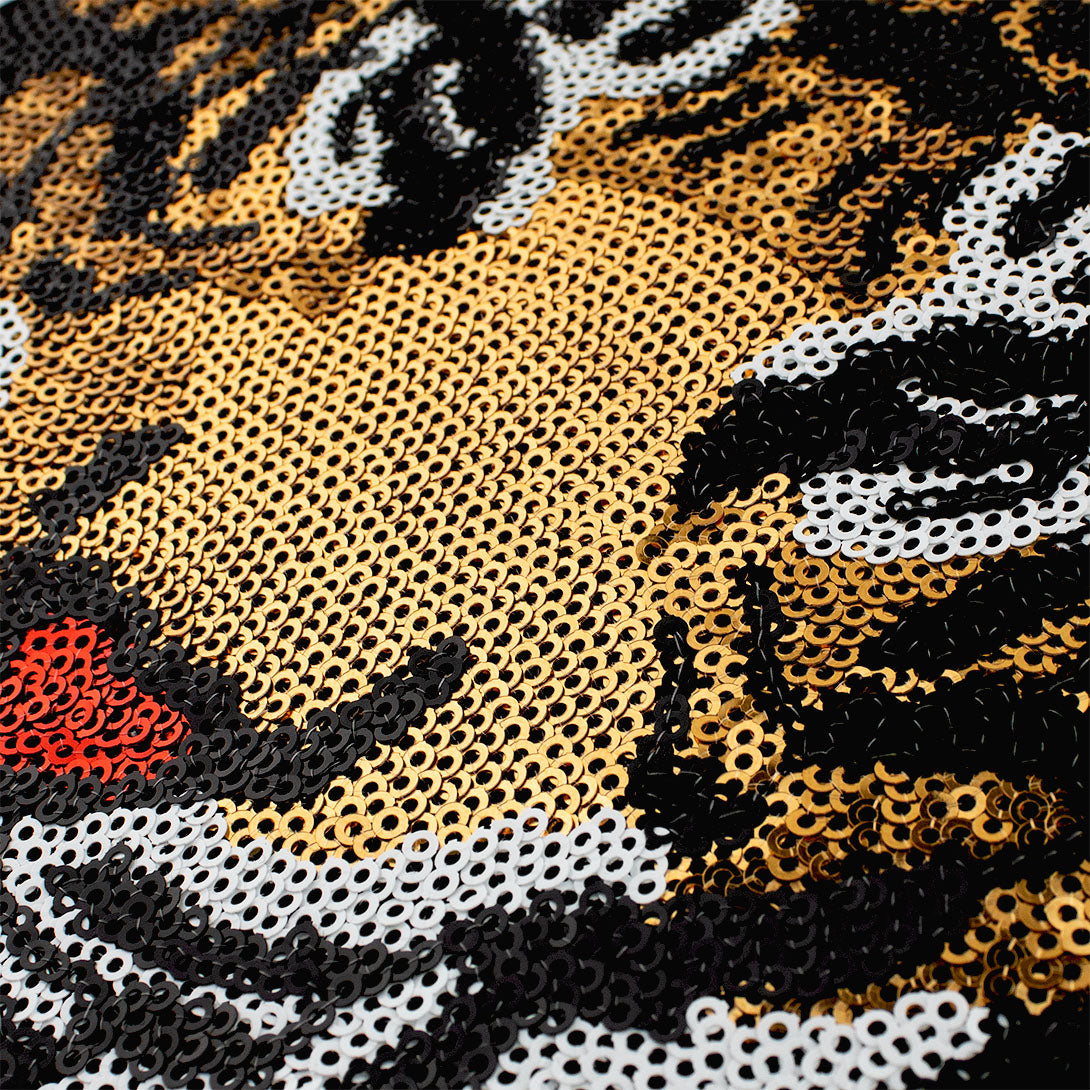 Parche Tigre Lentejuelas BY DELUXE Chile