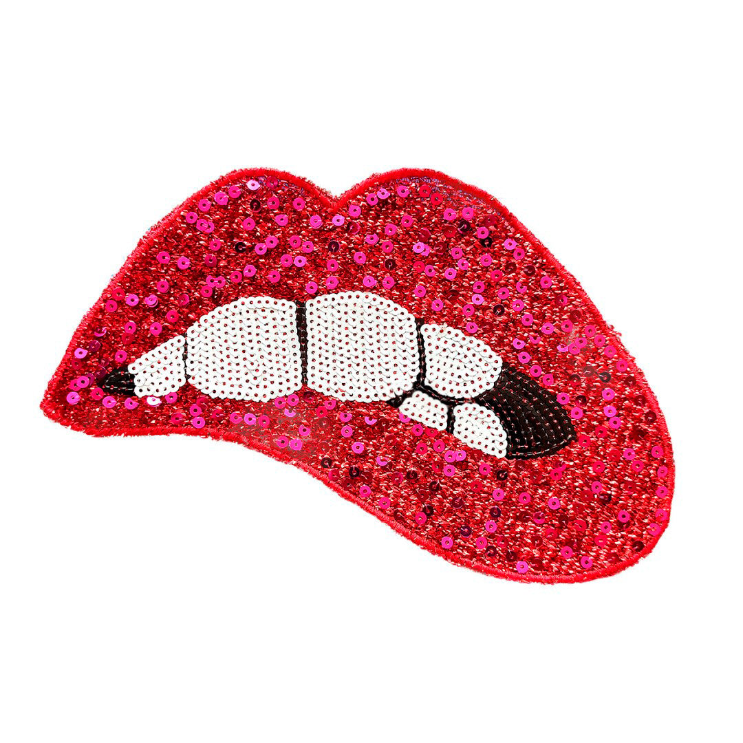 Parche Boca Roja Brillante BY DELUXE Chile