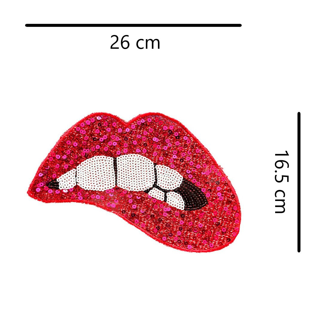Parche Boca Roja Brillante BY DELUXE Chile