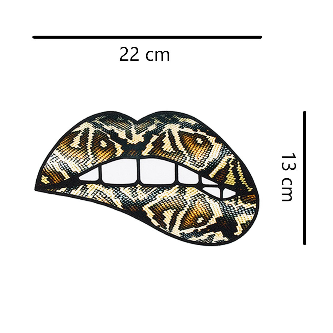 Parche Boca Serpiente 1 Animal Print BY DELUXE Chile