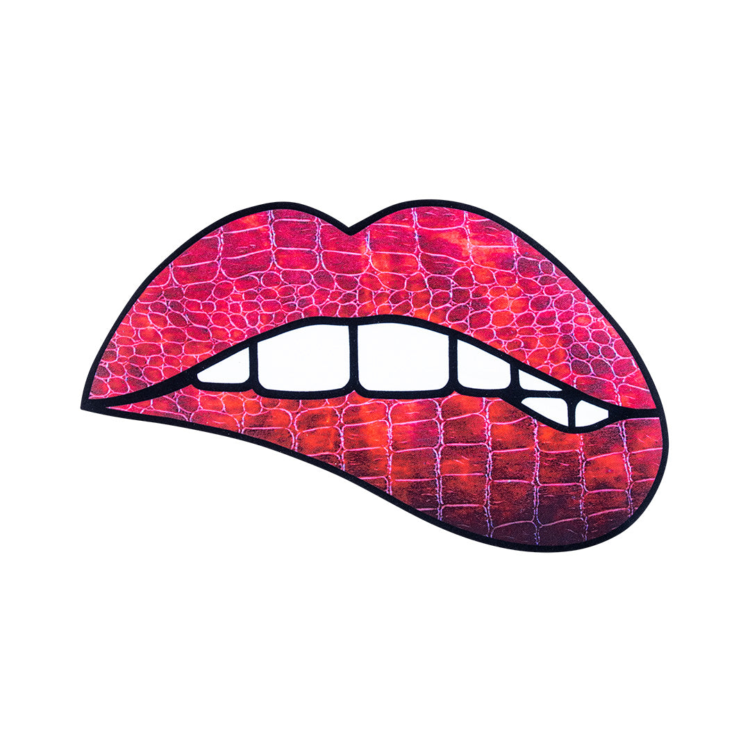 Parche Boca Serpiente Roja Animal Print BY DELUXE Chile