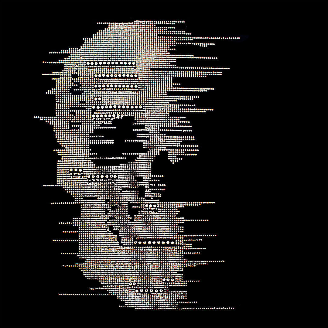 Aplique Calavera Dorada Strass BY DELUXE Chile