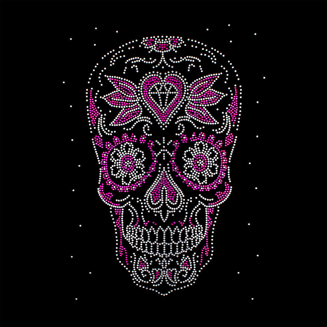 Aplique Catrina Fucsia Strass BY DELUXE Chile