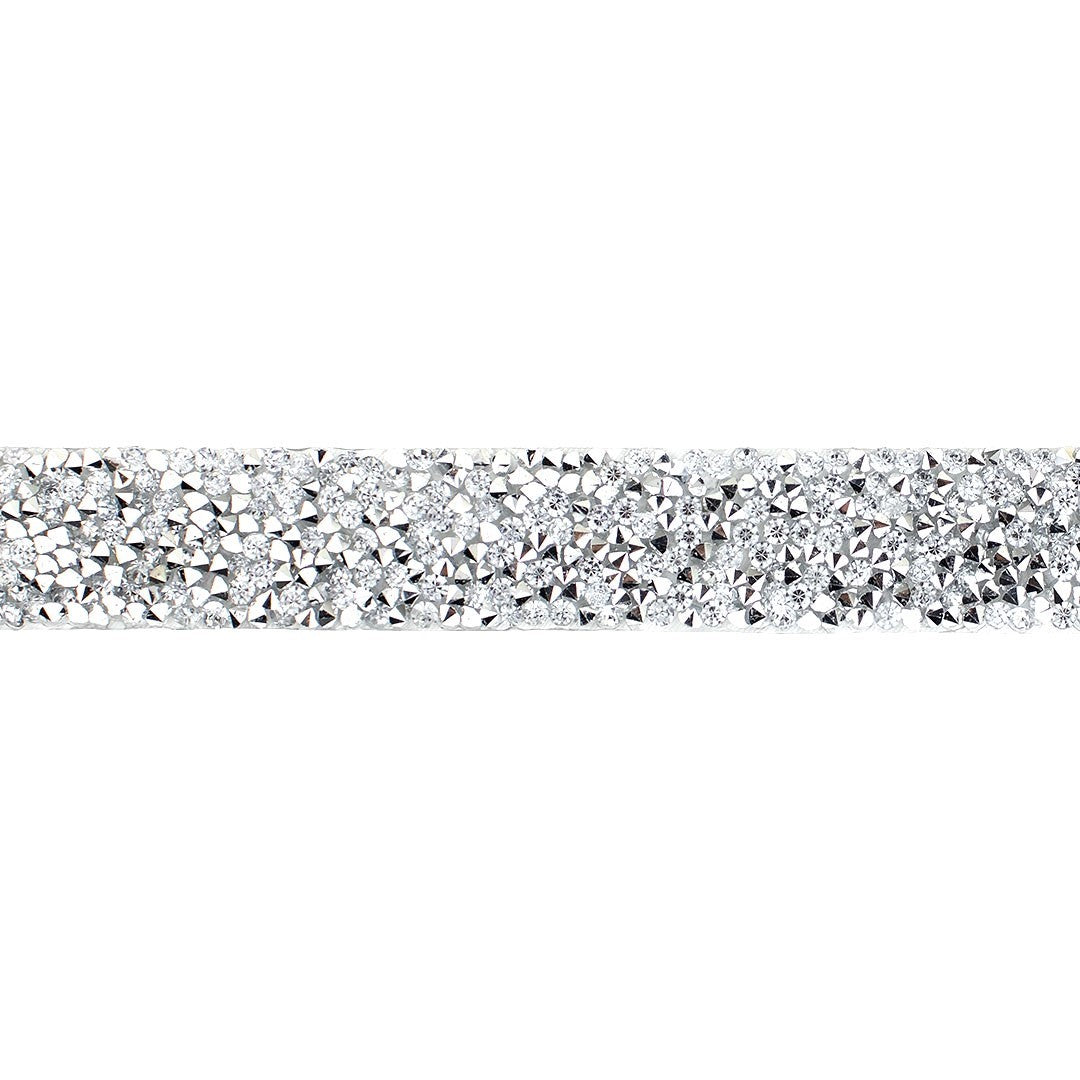 Decoración Cinta Plateada Cristales BY DELUXE Chile