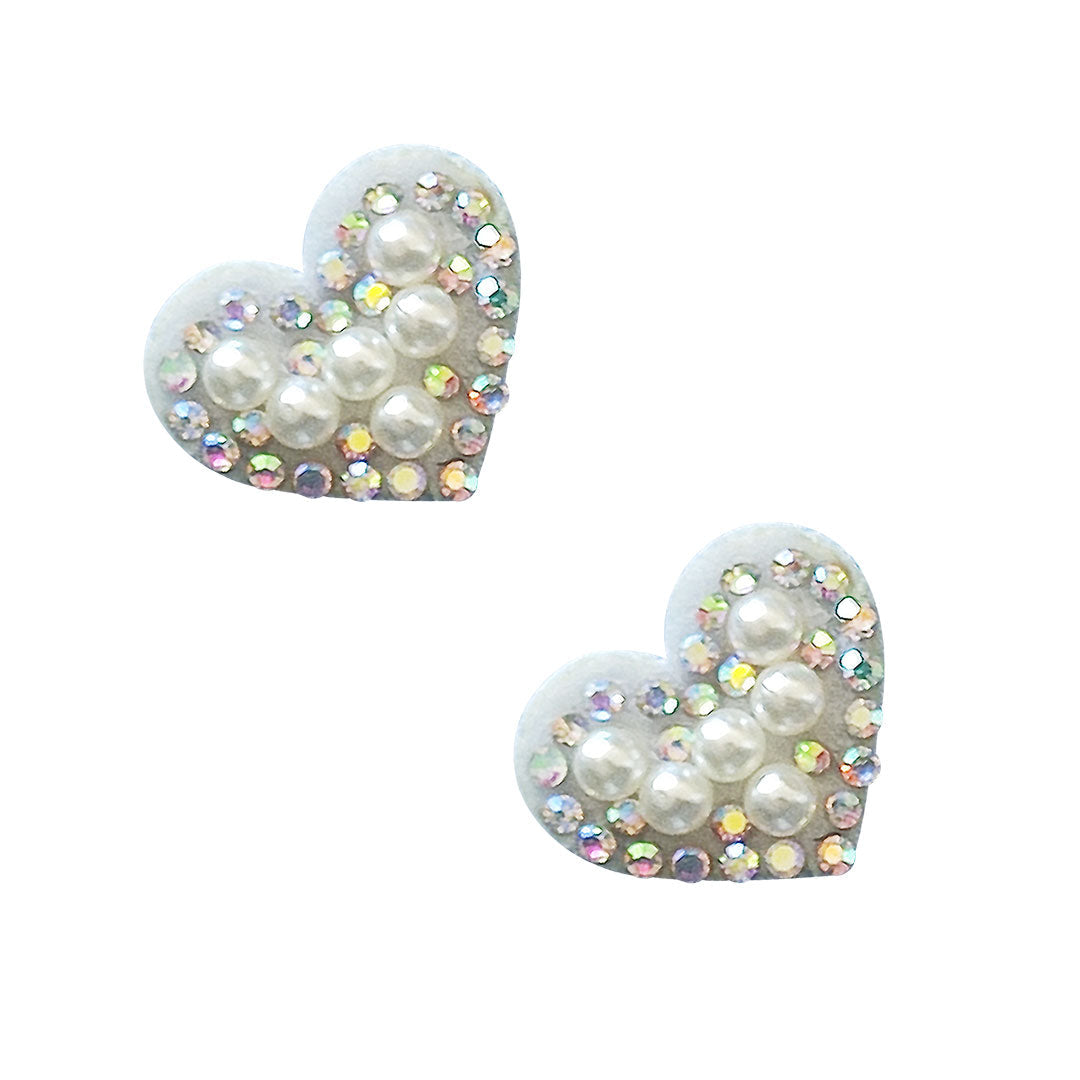 20 Unidades Decoración Corazón Perlas Brillantes BY DELUXE Chile