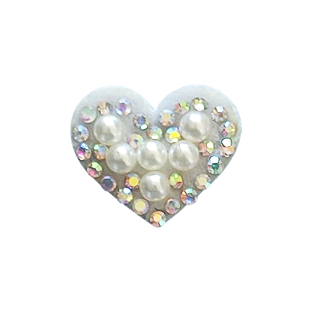 20 Unidades Decoración Corazón Perlas Brillantes BY DELUXE Chile
