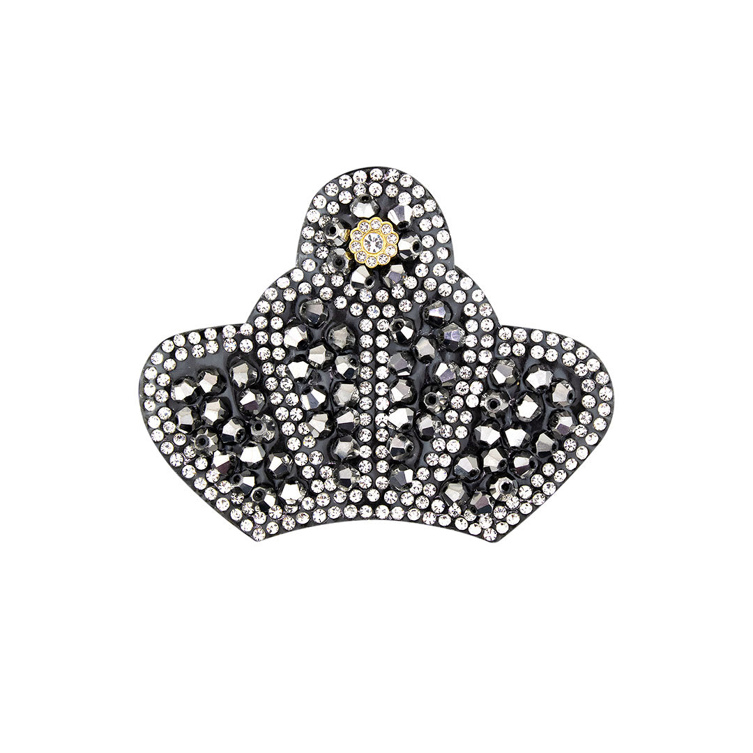 Decoración Corona Bronce Cristales Brillantes BY DELUXE Chile