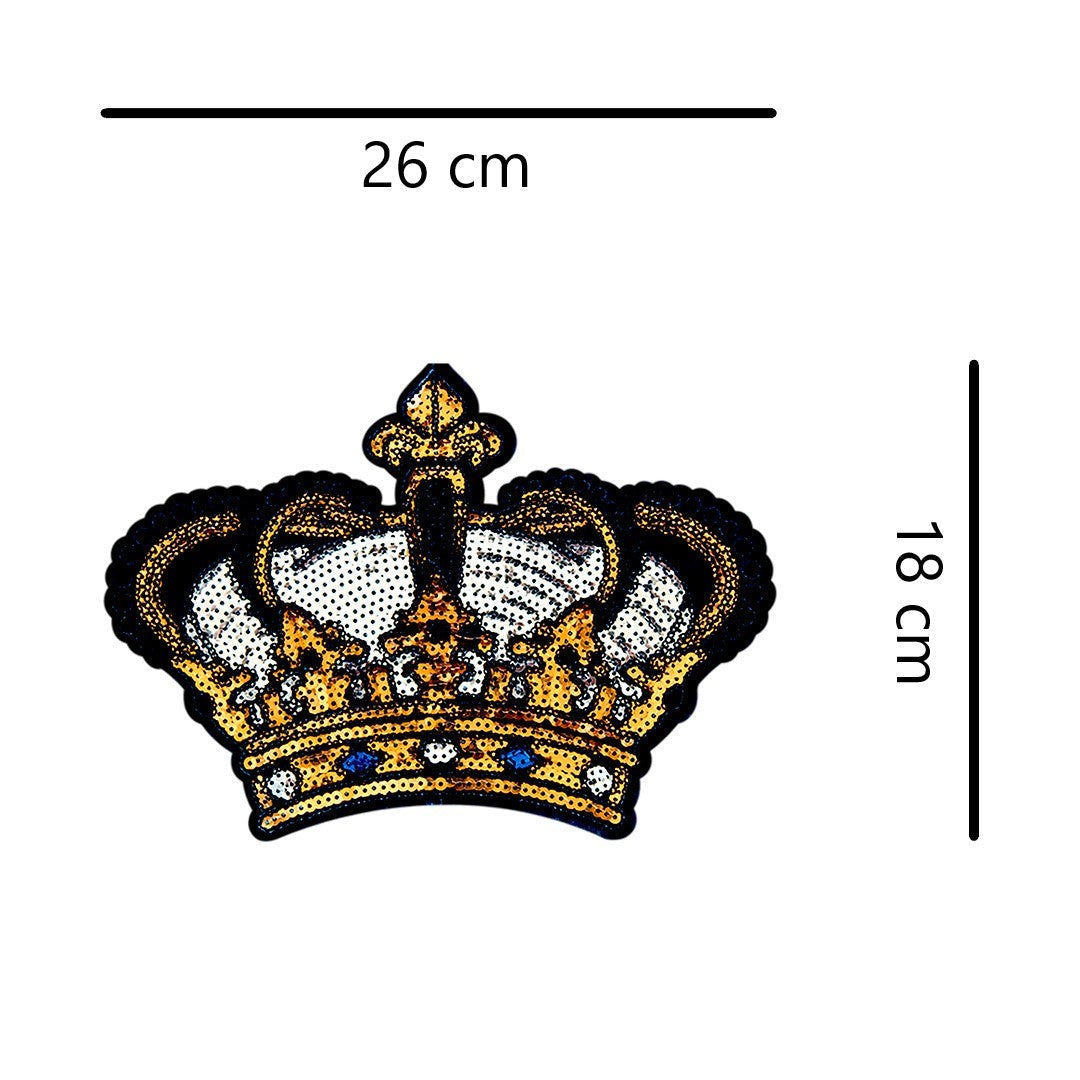 Parche Corona Lentejuelas BY DELUXE Chile