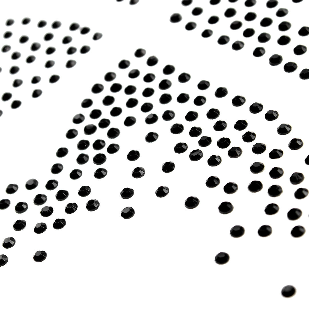 Aplique Cruz Negra Strass BY DELUXE Chile