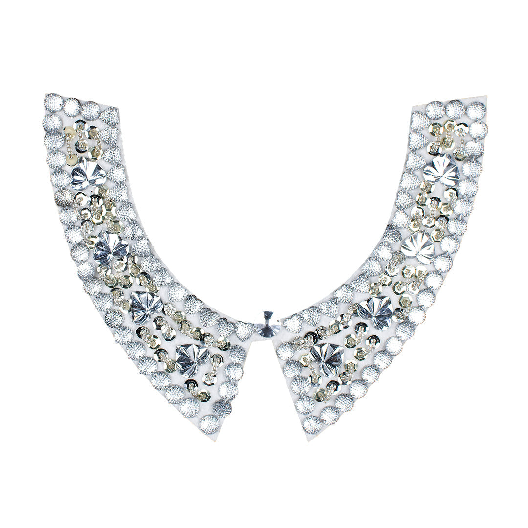 Cuello Lentejuelas Corazones Redondo BY DELUXE Chile