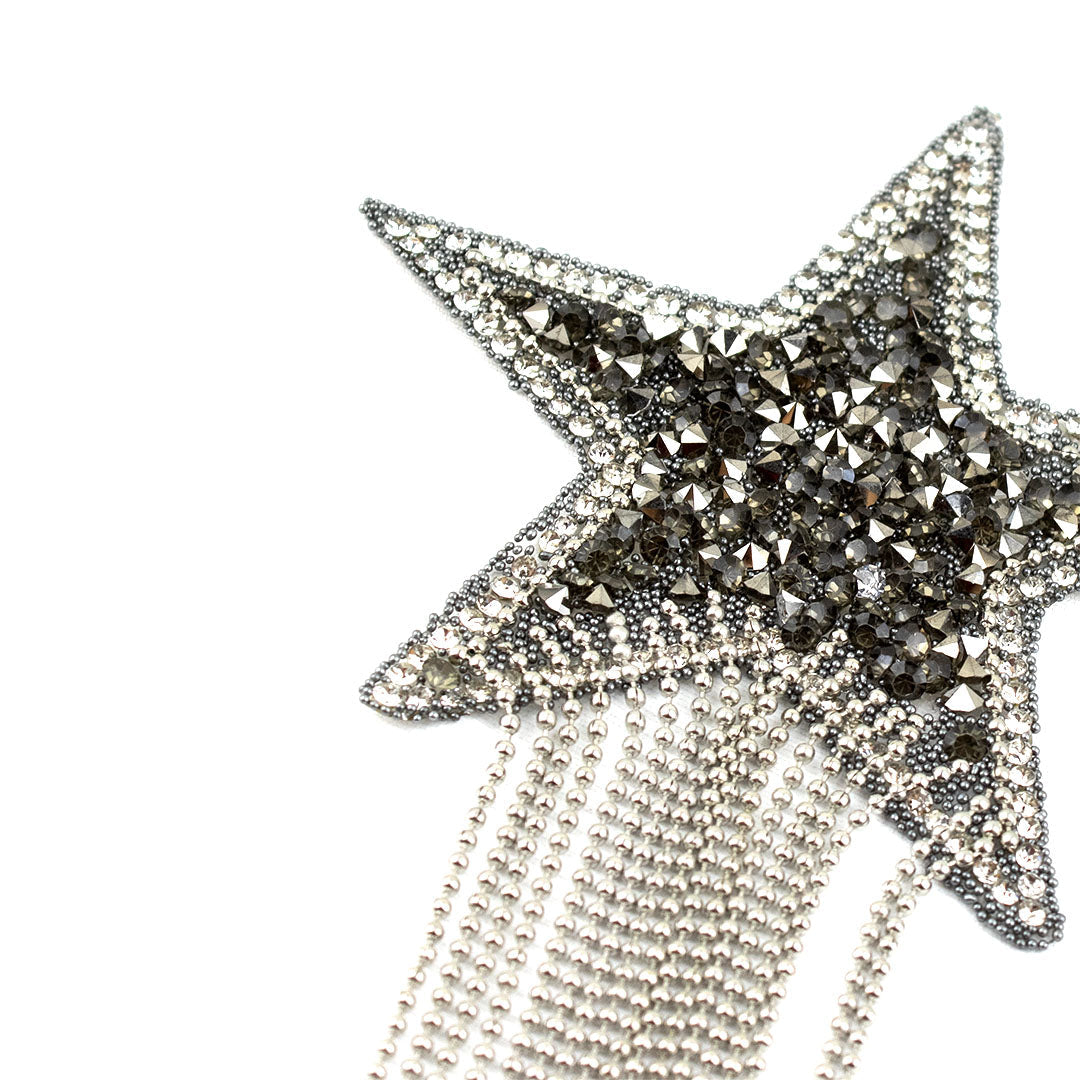 Decoración Estrella Bronce Brillantes Cadenas BY DELUXE Chile