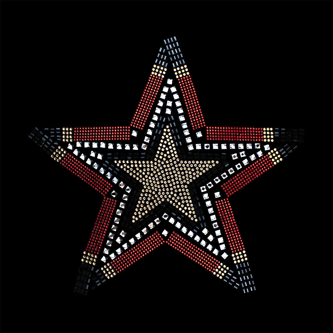 Aplique Estrella Colores Strass BY DELUXE Chile