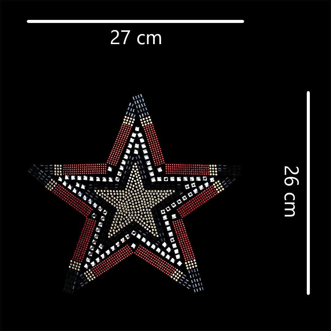 Aplique Estrella Colores Strass BY DELUXE Chile