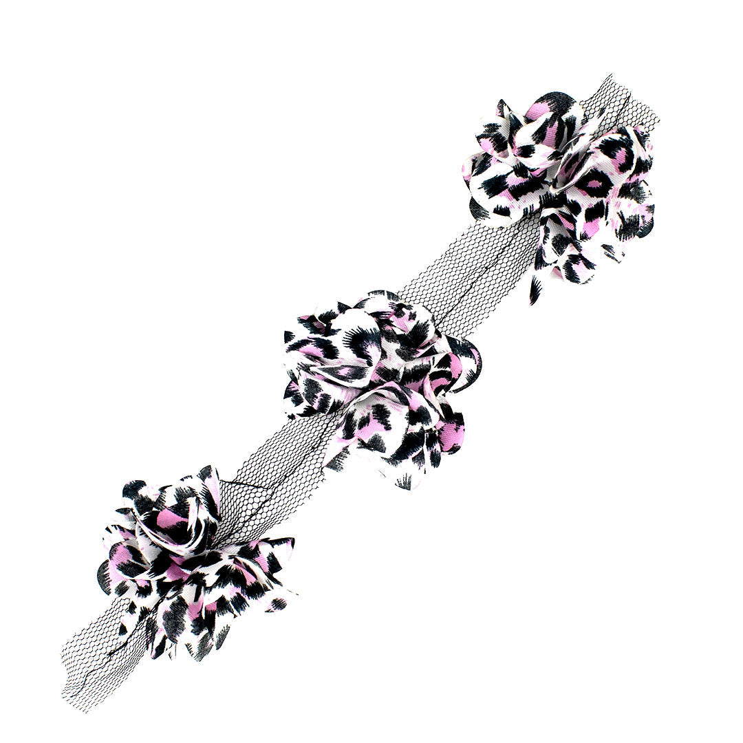 10 Unidades de Flores 3D Animal Print Tela BY DELUXE Chile