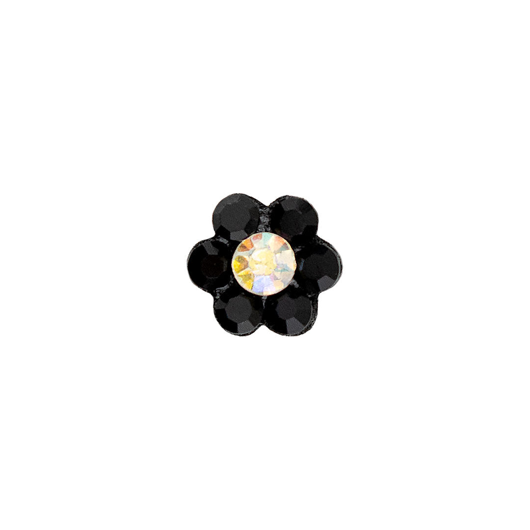 50 Unidades Decoración Flor Negra Brillantes BY DELUXE Chile