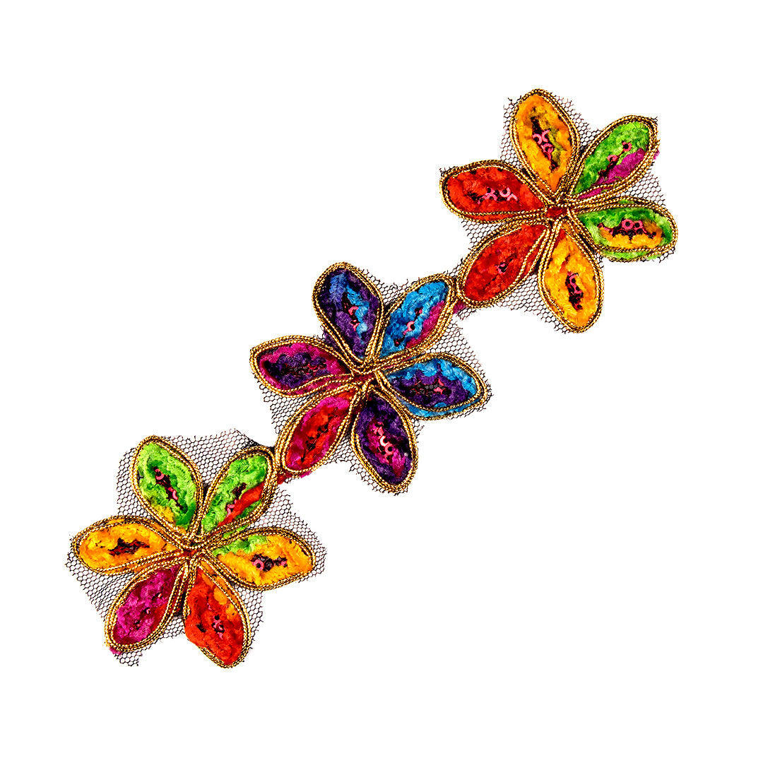 10 Unidades de Flores Colores Felpa BY DELUXE Chile