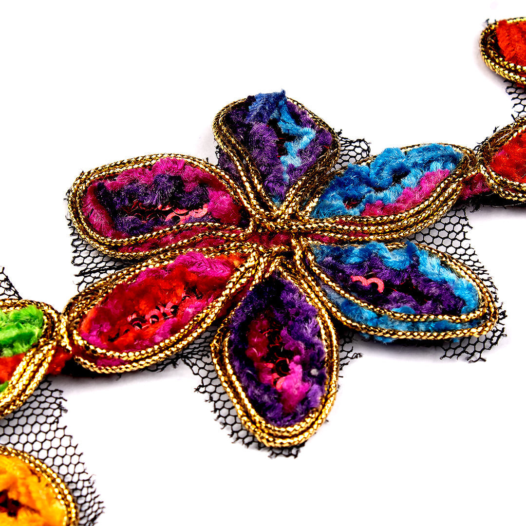 10 Unidades de Flores Colores Felpa BY DELUXE Chile