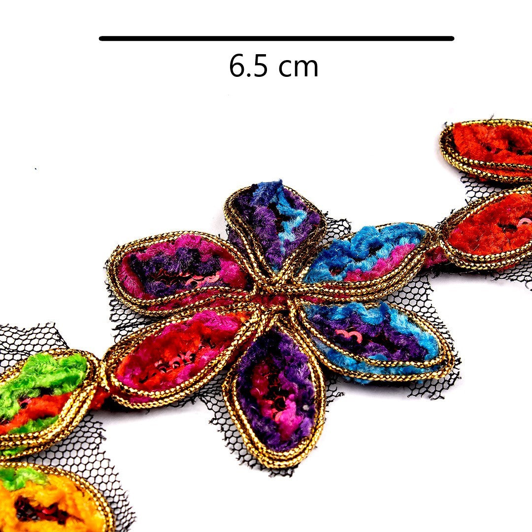 10 Unidades de Flores Colores Felpa BY DELUXE Chile