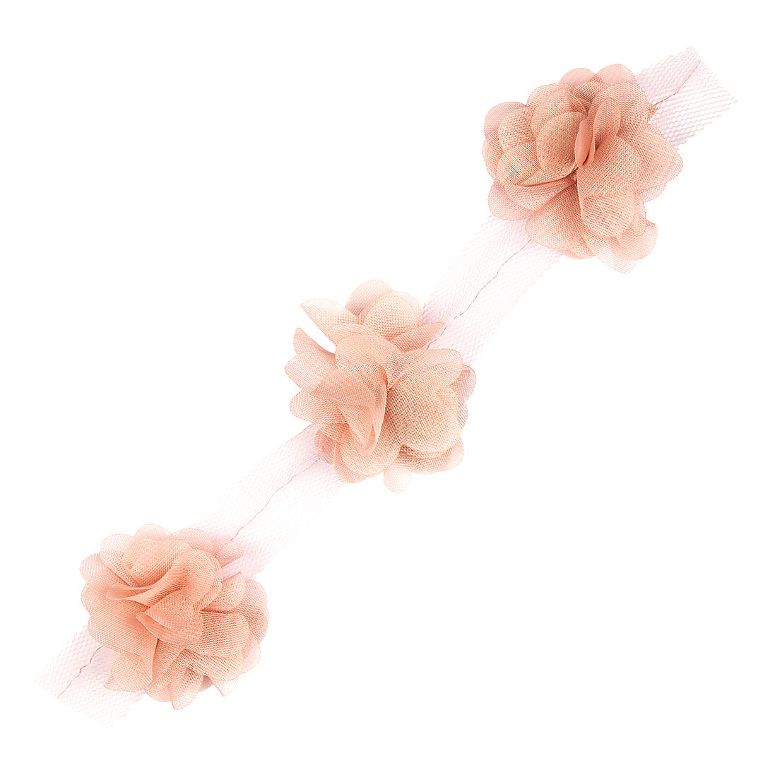 10 Unidades de Flores 3D Palo de Rosa Tela BY DELUXE Chile