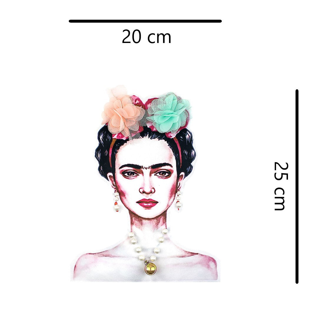 Aplique Frida Flores Perlas BY DELUXE Chile