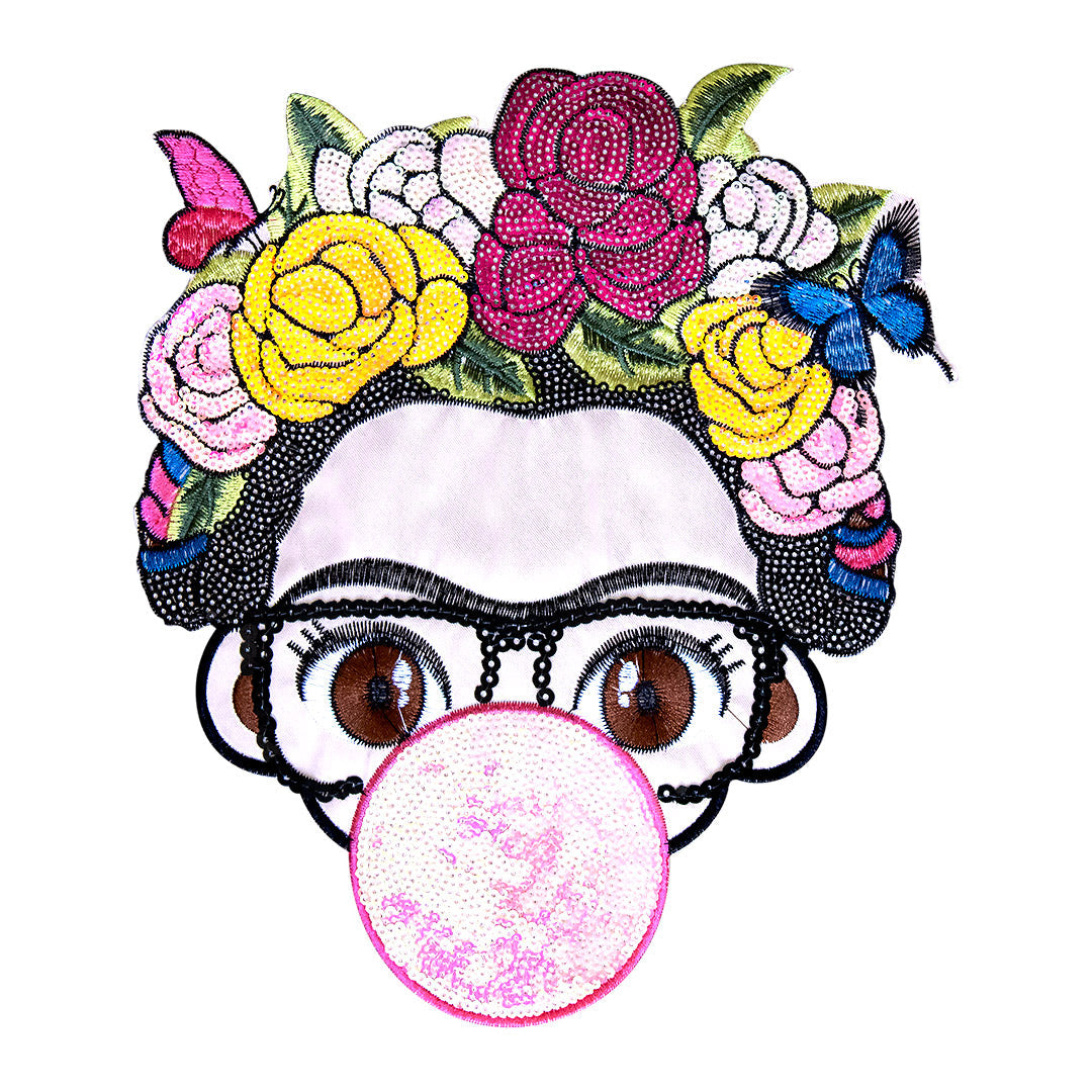 Parche Frida Girl Lentejuelas BY DELUXE Chile