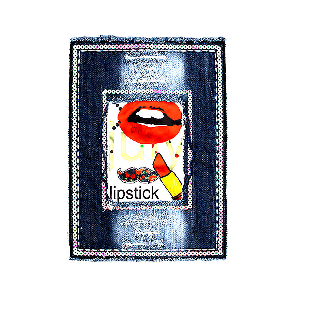 Aplique Lipstick Lentejuelas BY DELUXE Chile