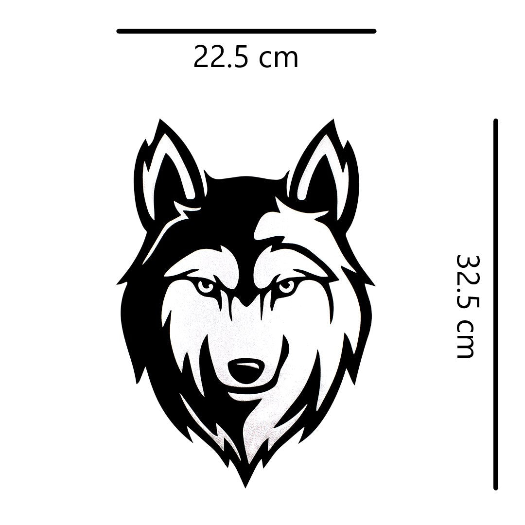 Parche Loba Plateada Brillante 3D BY DELUXE Chile