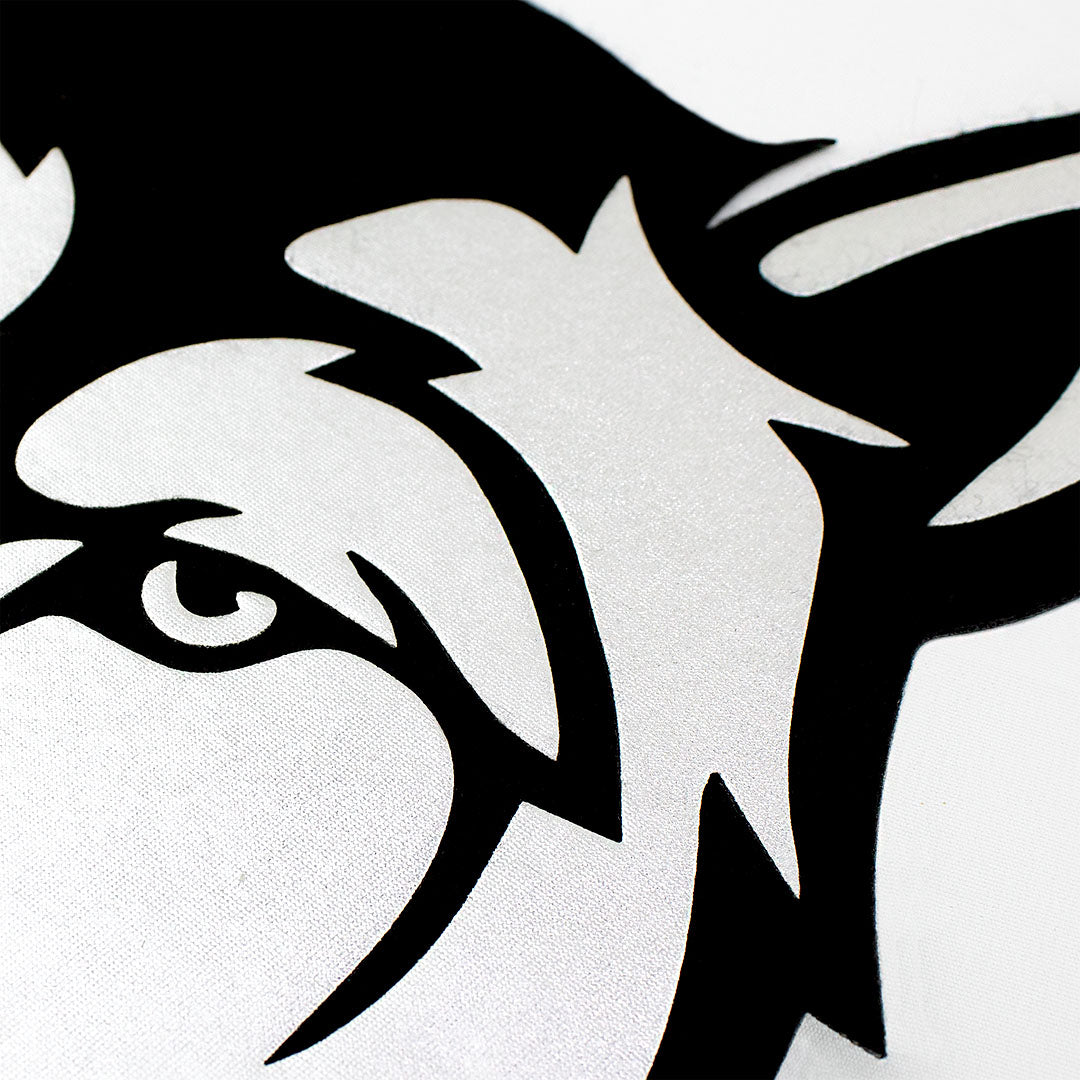 Parche Loba Plateada Brillante 3D BY DELUXE Chile