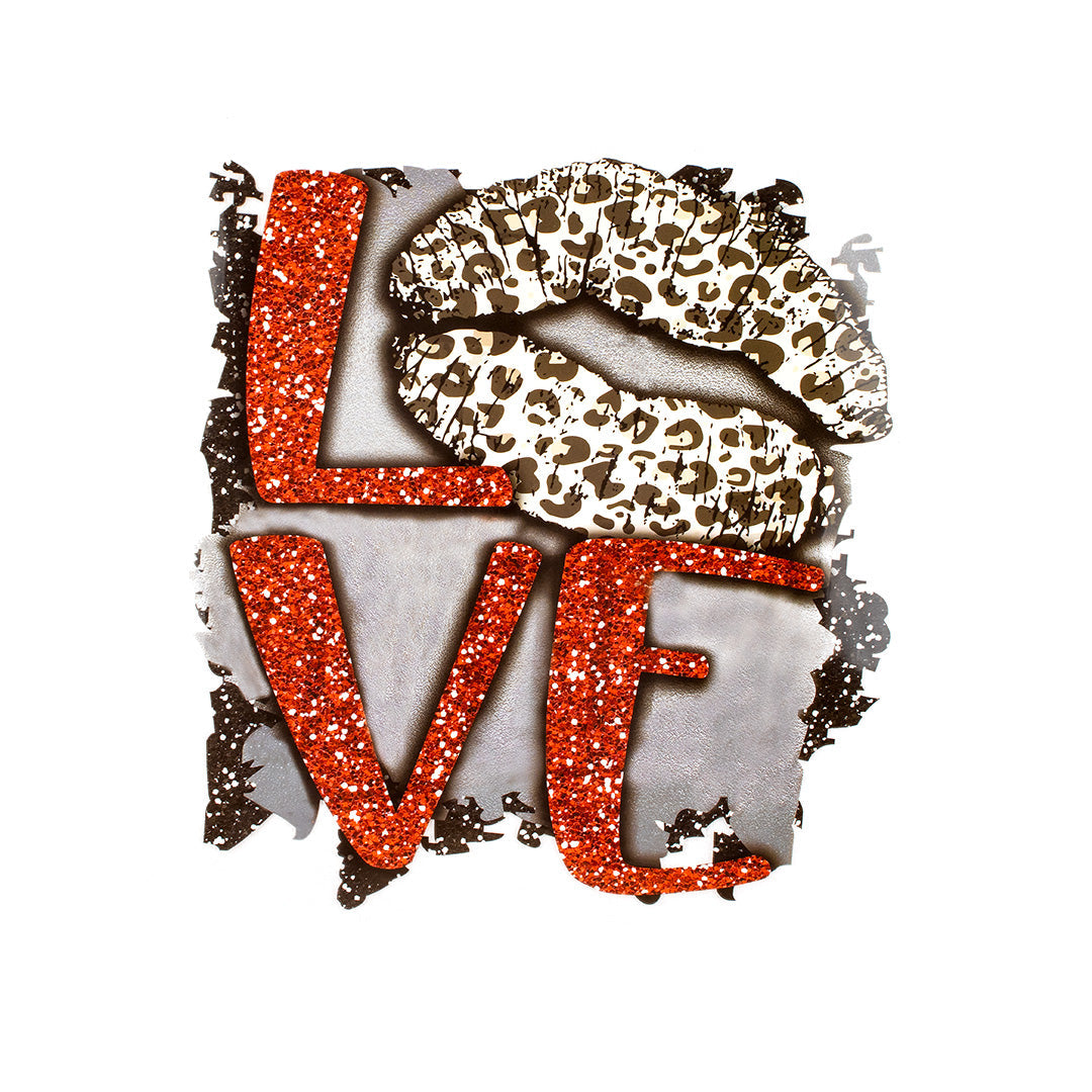 Aplique en Vinilo Love Boca Animal Print BY DELUXE Chile