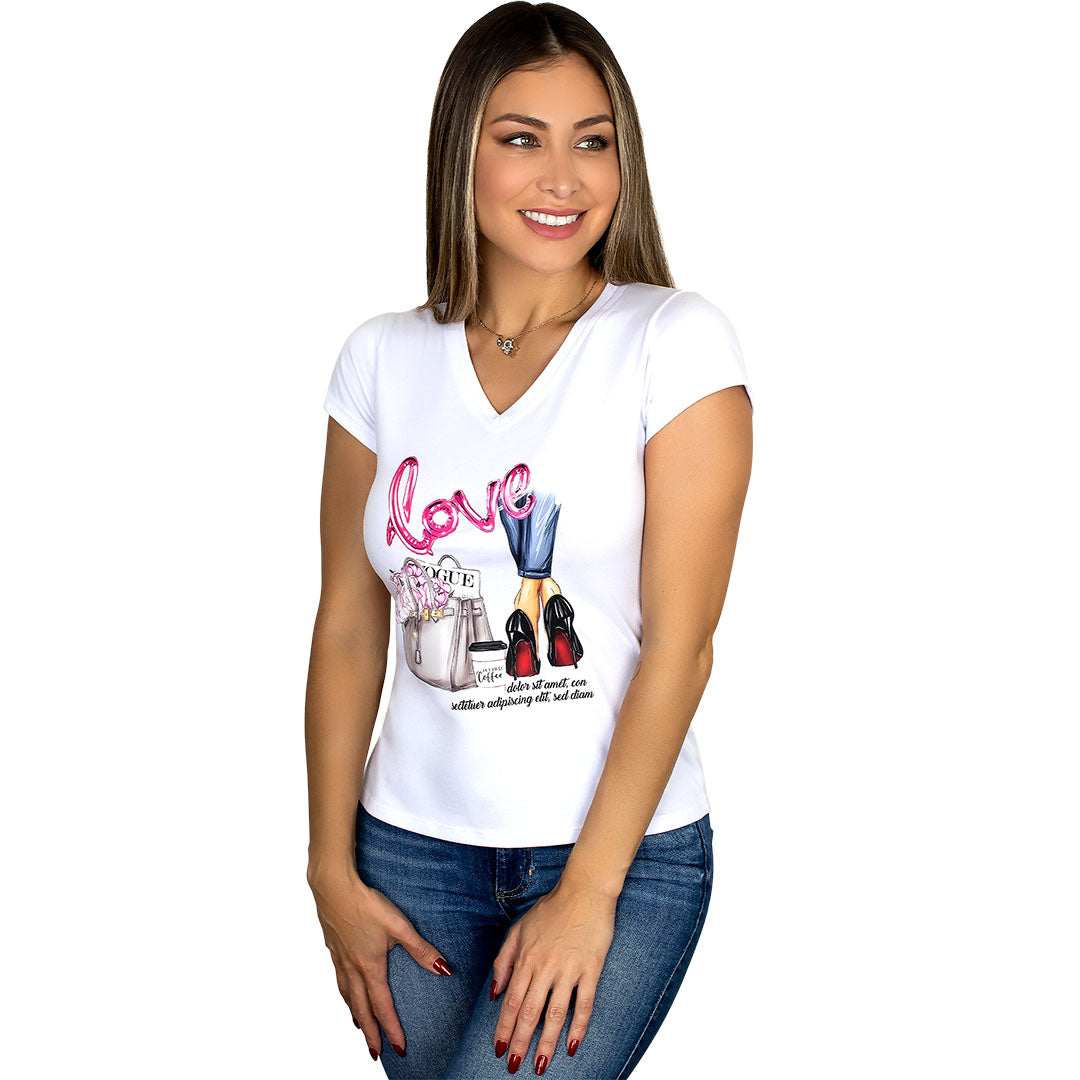 Aplique en Vinilo Love Tacones Negros BY DELUXE Chile