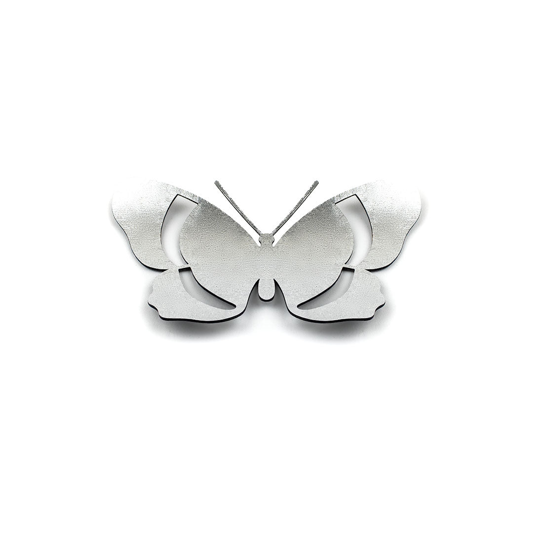 10 Unidades Parche Mariposa Plateada Ranuras BY DELUXE Chile