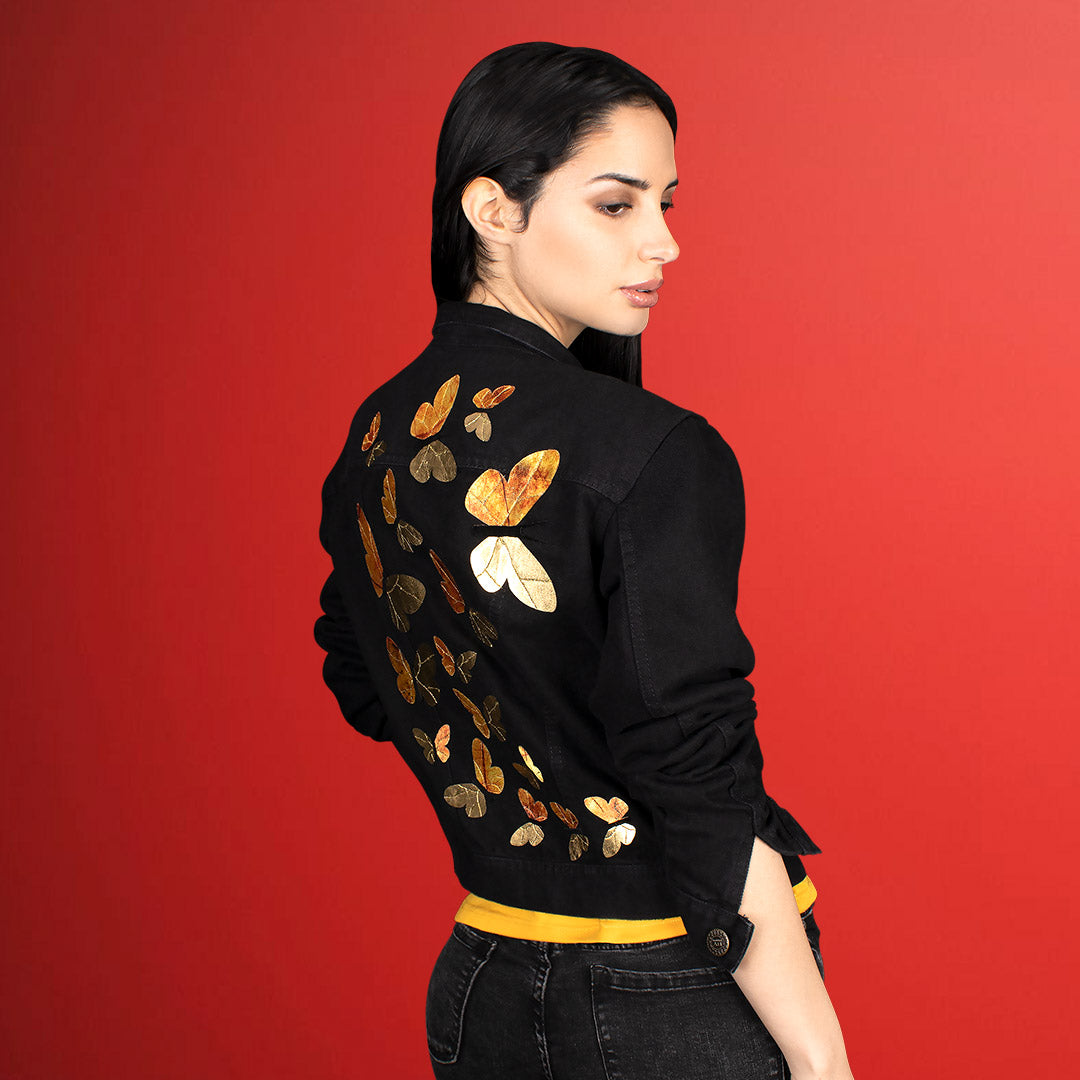 20 Unidades Parche Mariposas Doradas BY DELUXE Chile