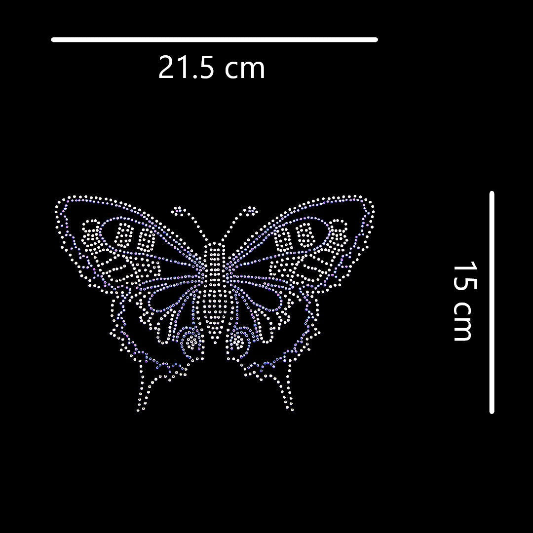 Aplique Mariposa Strass BY DELUXE Chile